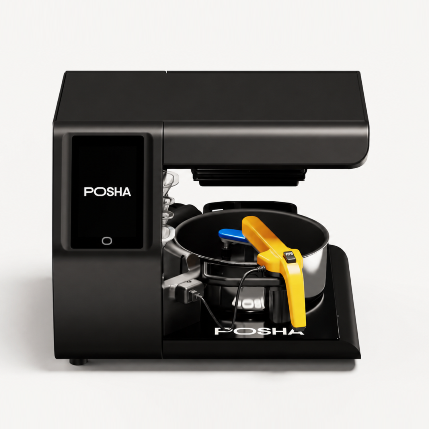 Front view of the Posha kitchen robot